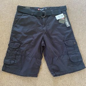 Black Men’s Cargo Shorts